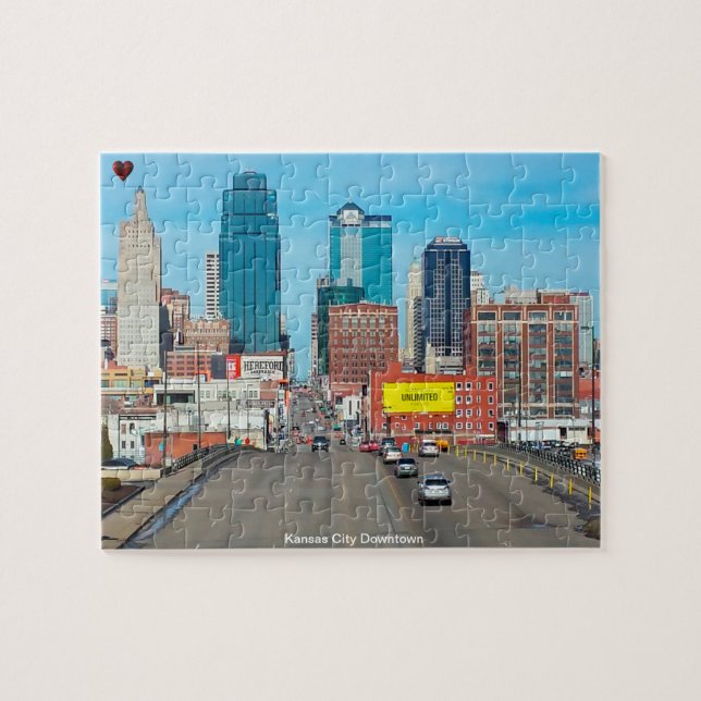 Kansas City Downtown Pussel (Horisontell)