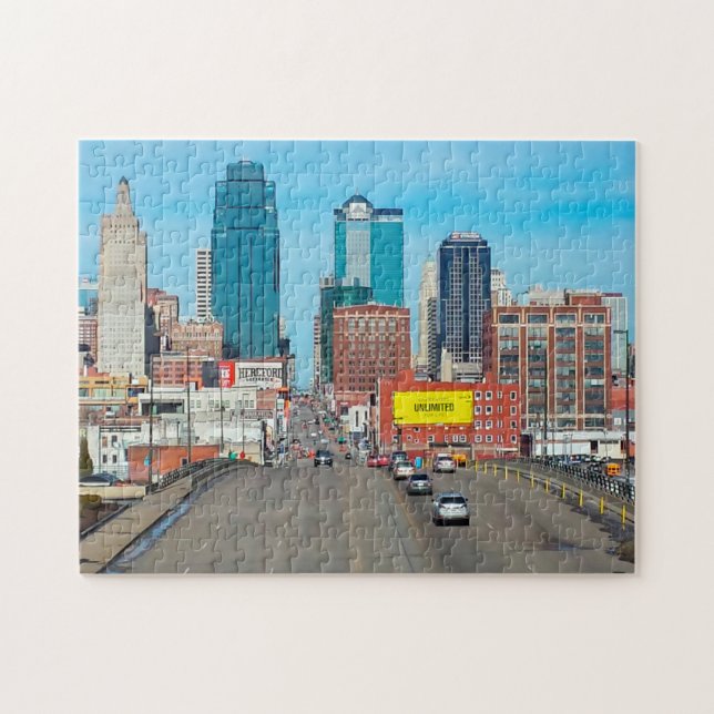 Kansas City Downtown. Pussel (Horisontell)