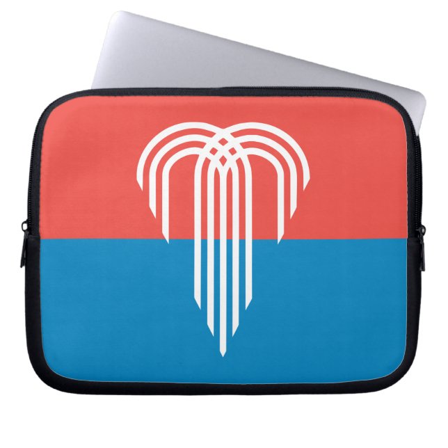 Kansas City Flagga Laptop sleeve (Framsidan)