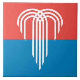 Kansas City Flagga Tile Kakelplatta