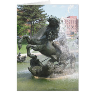 Kansas City Fontän Hälsningskort