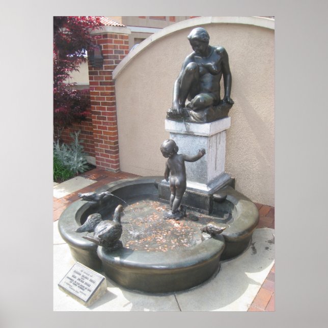 Kansas City Fontän Poster (Framsidan)