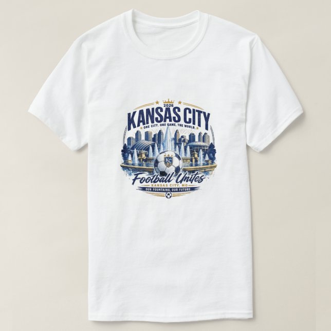Kansas City Fotbolls-VM Tröja (Design framsida)