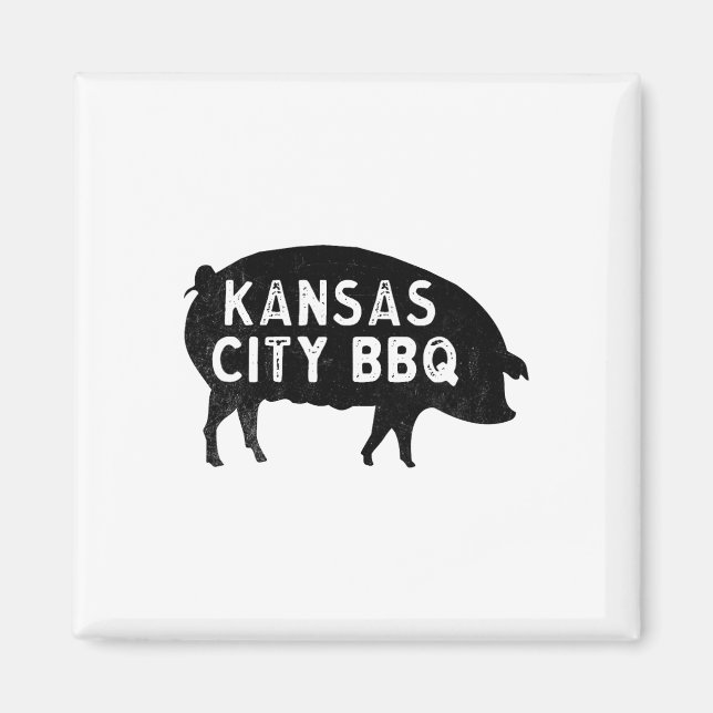 Kansas City Gris Bbq Magnet (Framsidan)