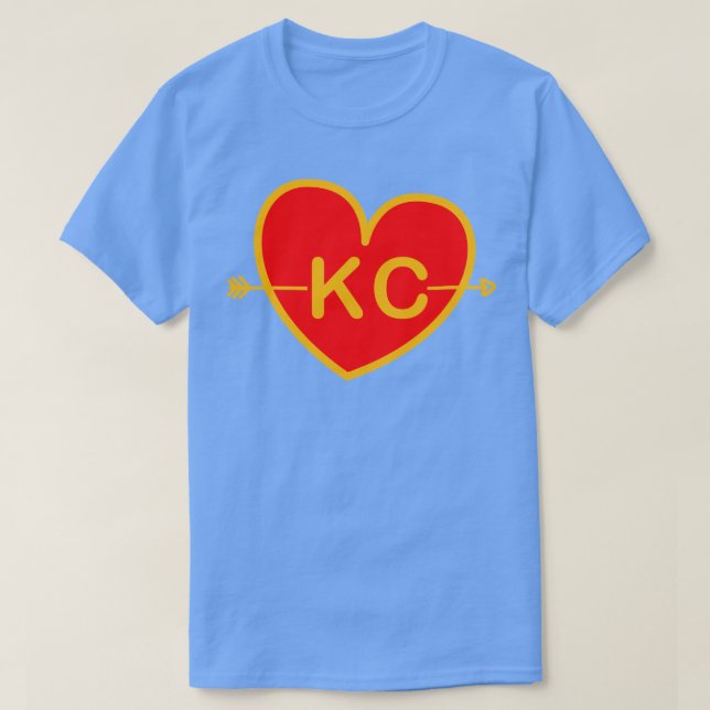 Kansas City Heart KC T Shirt (Design framsida)