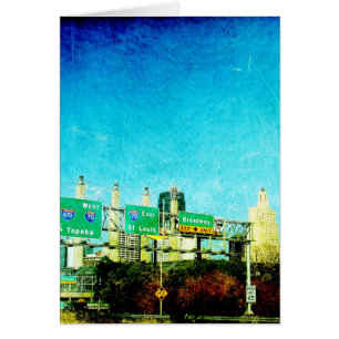 Kansas City Highway Hälsningskort