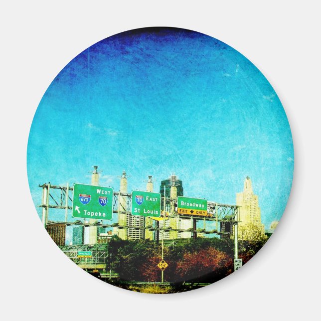 Kansas City Highway Magnet (Framsidan)