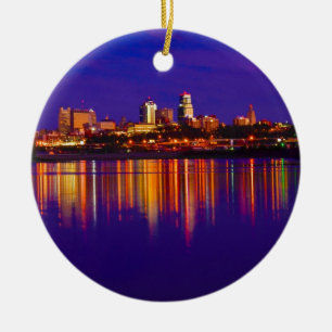 Kansas City horisont Julgransprydnad Keramik