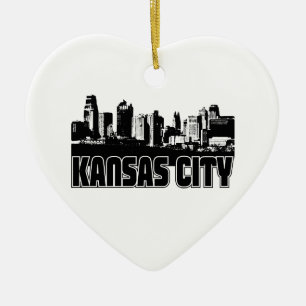 Kansas City horisont Julgransprydnad Keramik