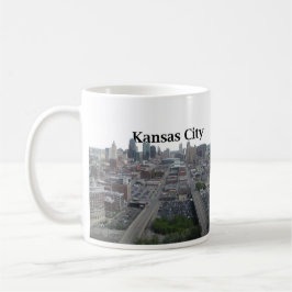 Kansas City horisont med Kansas City i himmlen Kaffemugg