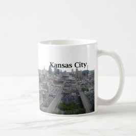 Kansas City horisont med Kansas City i himmlen Kaffemugg