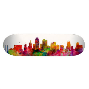 Kansas City horisont Skateboard Bräda 20,5 Cm