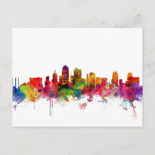 Kansas City horisont Vykort