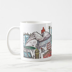 Kansas City Iconic arkitekturmugg Kaffemugg