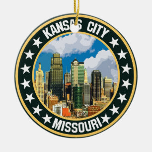 Kansas City Julgransprydnad Keramik