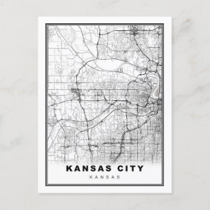 Kansas City Karta Helg Vykort