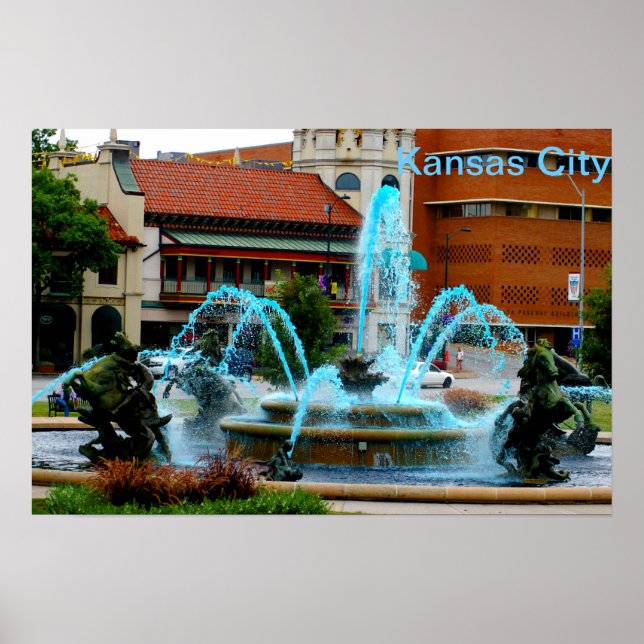 Kansas City Land Klubb Plaza Poster (Framsidan)