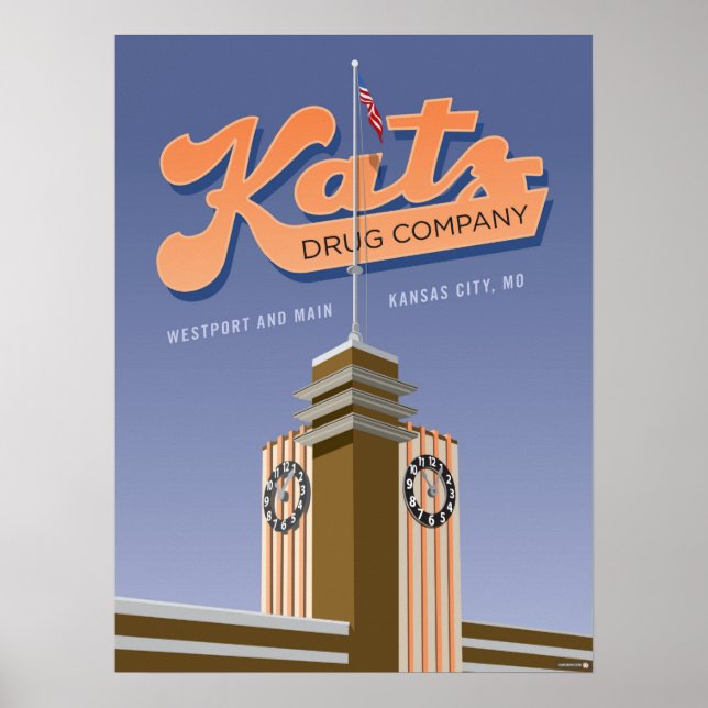 Kansas City Landmarks: Katz Drugs - 18 x 24 Poster (Framsidan)