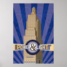 Kansas City Landmarks: KCPL - 24 x 36