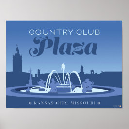 Kansas City Landmarks: Land Klubb - 16 x 12 Poster