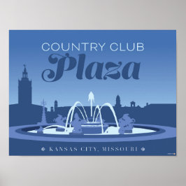Kansas City Landmarks: Land Klubb - 24 x 18 Poster
