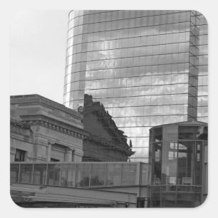 Kansas City, länkarkitekturfoto Fyrkantigt Klistermärke