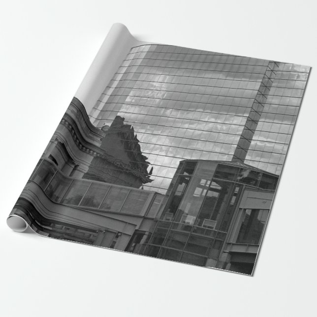 Kansas City, länkarkitekturfoto Presentpapper (Utrullad)
