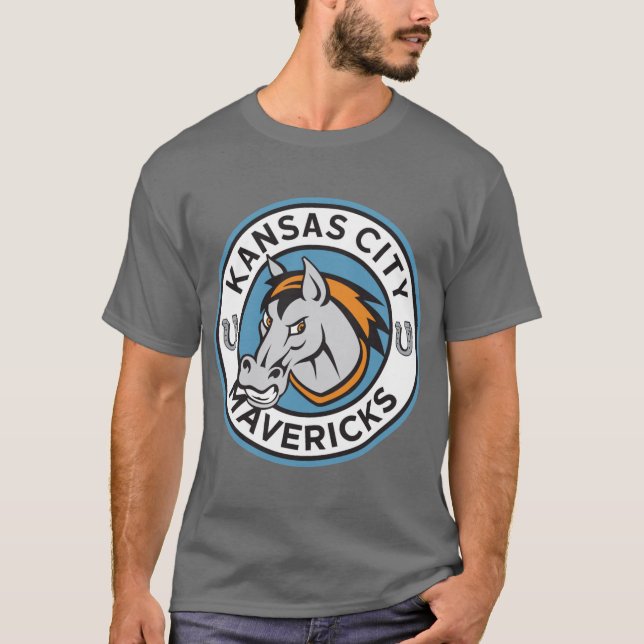 KANSAS CITY MAVERICKS 1 T SHIRT (Framsida)