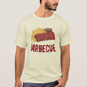 Kansas City Memphis BBQ Barbecue Spare Ribs Foodie Tee