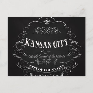 Kansas City Missouri - BBQ Capital of the World Vykort