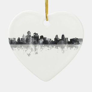 KANSAS CITY MISSOURI HORISONT JULGRANSPRYDNAD KERAMIK
