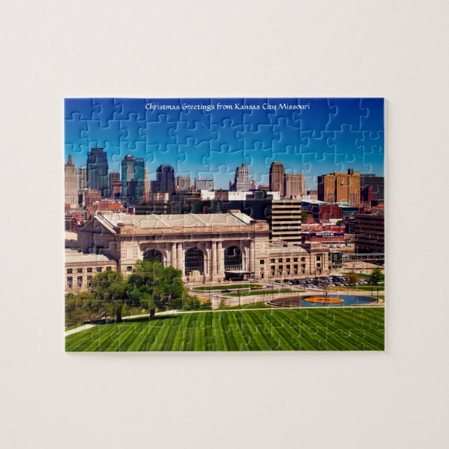 Kansas City Missouri. Jigszle Puzzle Pussel (Horisontell)