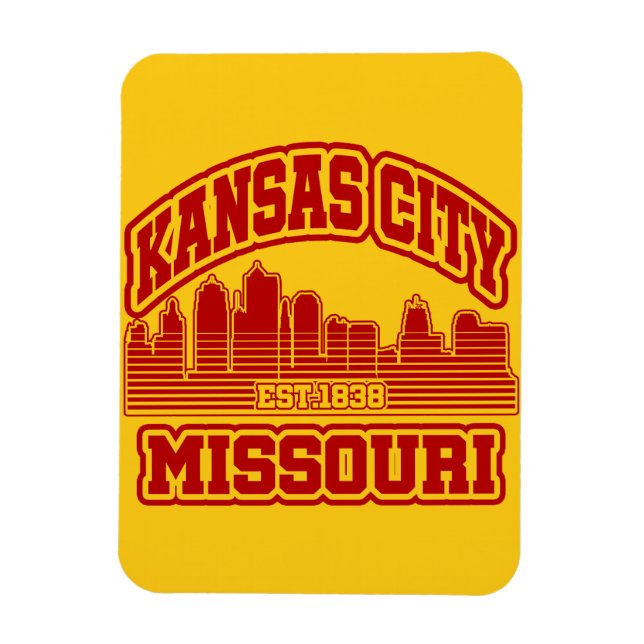 Kansas City,Missouri Magnet (Vertikal)