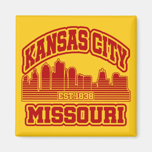 Kansas City,Missouri Magnet (Framsidan)
