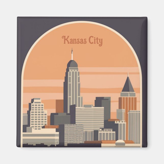 Kansas City, Missouri Magnet (Framsidan)