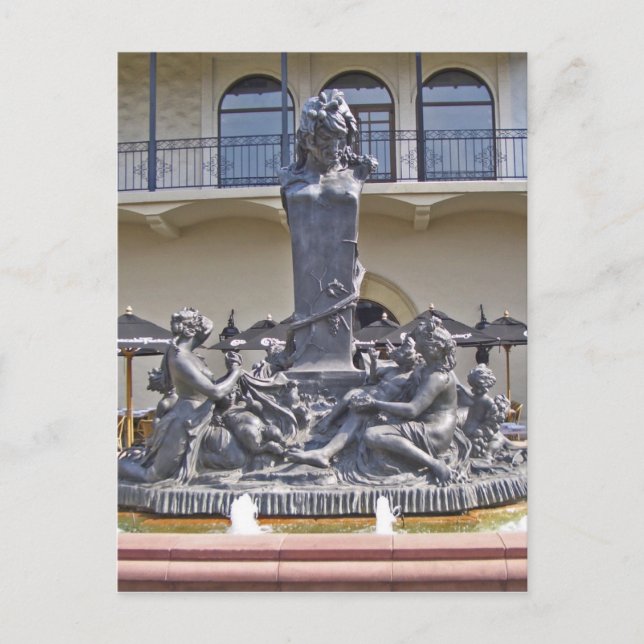 Kansas City, Missouri Plaza Fontän Vykort (Framsida)