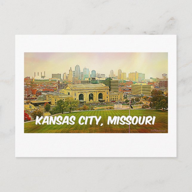 Kansas City, Missouri Postcard Vykort (Framsida)