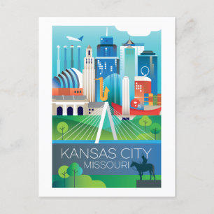 Kansas City, Missouri Postcard Vykort