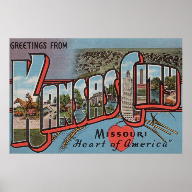 Kansas City, Missouri Poster (Framsidan)