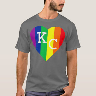 Kansas City Missouri Rainbow Midwest KC Gay pride T Shirt