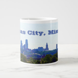 Kansas City, Missouri Skyline Jumbo Mugg