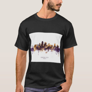 Kansas City Missouri Skyline Oversized 5 T Shirt