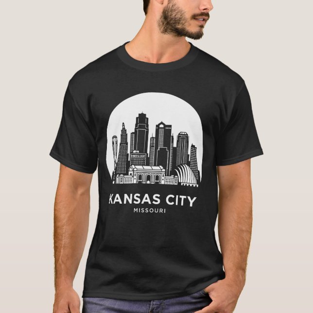 Kansas City Missouri T Shirt (Framsida)