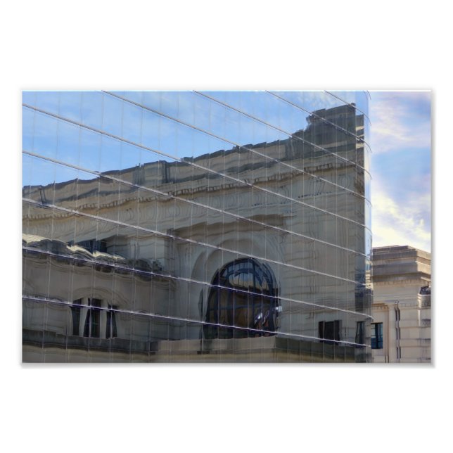Kansas City, Missouri, Union Station Reflection Fototryck (Framsidan)