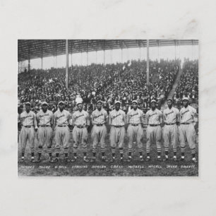 Kansas City Monarchs basebolllag Vykort