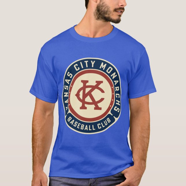 Kansas City Monarchs retro T Shirt (Framsida)