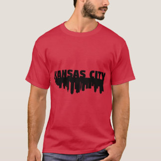 Kansas City och Skyline White Oversized T Shirt