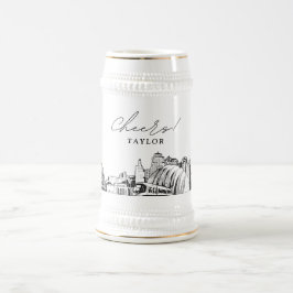 Kansas City Personlig Gift Beer Stein Sejdel