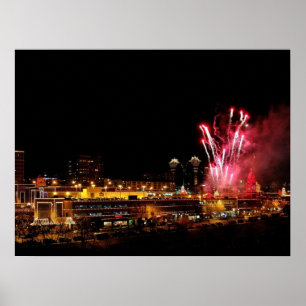 Kansas City Plaza Fireworks, Ljus Poster