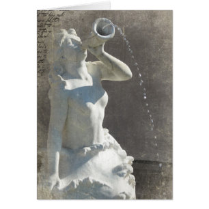 Kansas City Plaza Fontän Hälsningskort